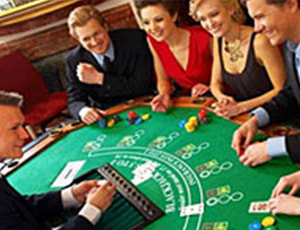 People Playing Blackjack