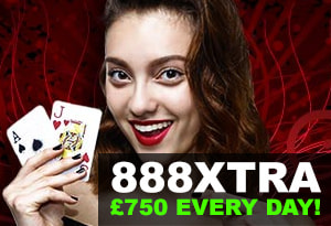 Exclusive Blackjack Bonus at 888 Casino